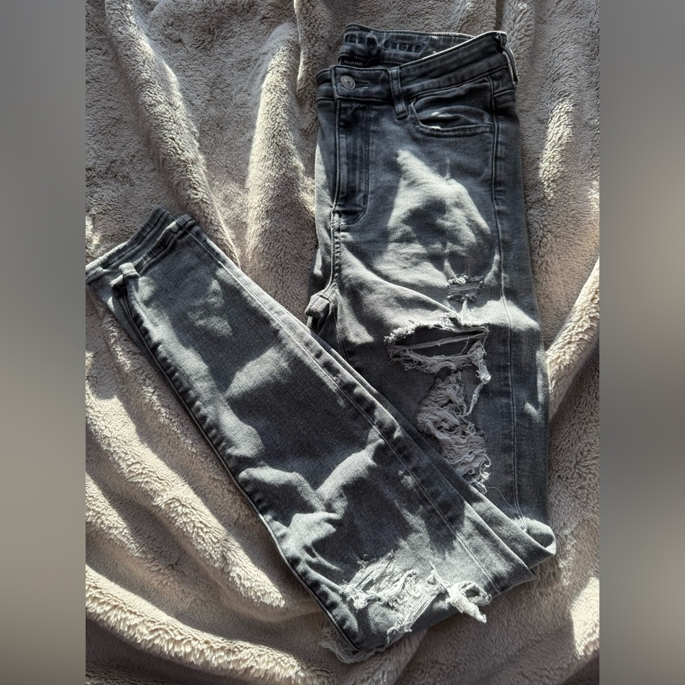 American Eagle Super High-rise Grey Jeggings